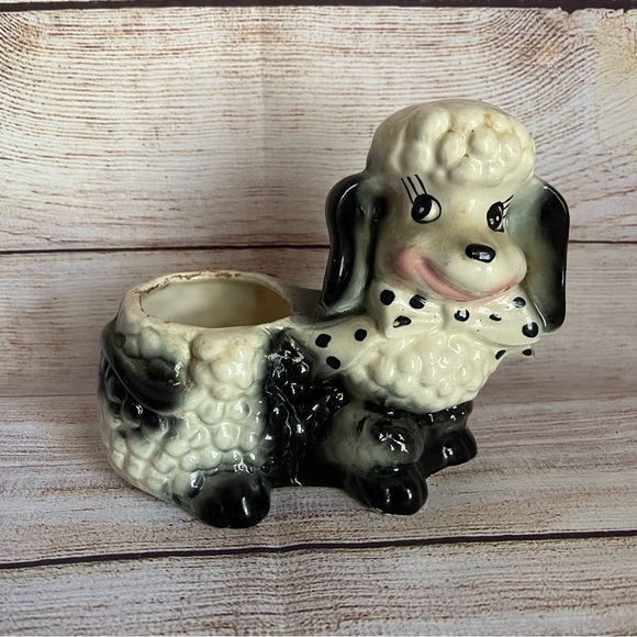 Other - Vintage 50s 60s poodle dog planter decor